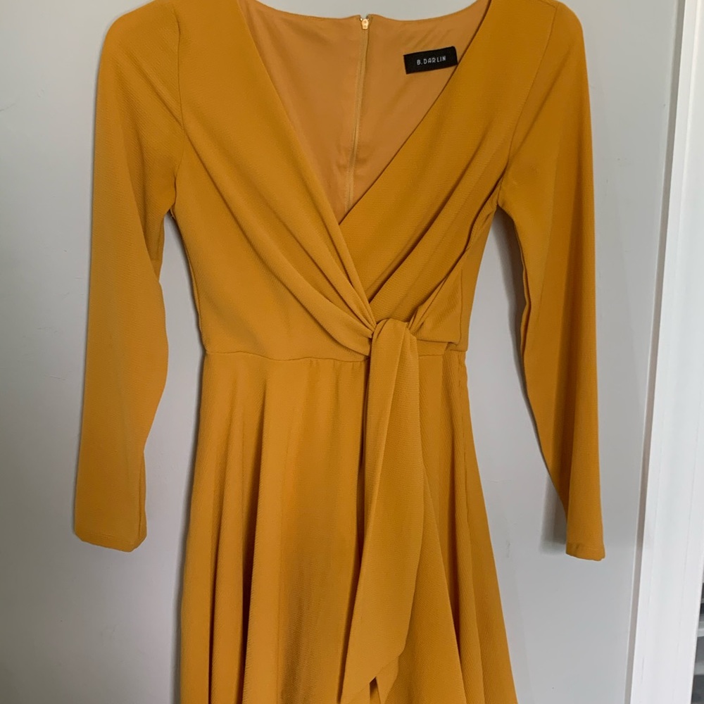 Mustard yellow dress